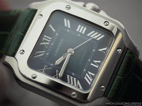 cartier santos green xl